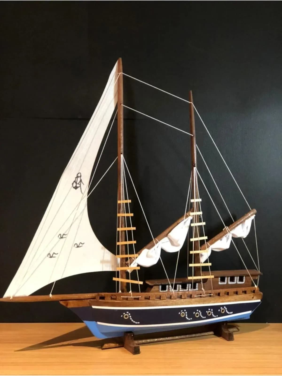 Wooden Model Sailboat Kit