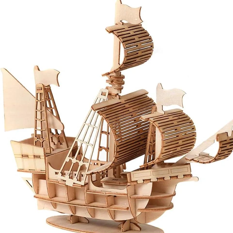 Wooden Model Sailboat Kit