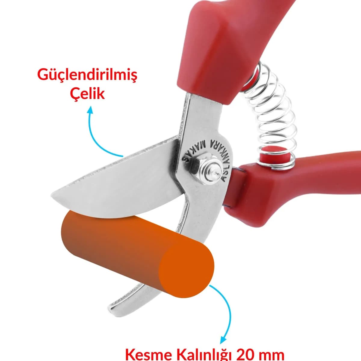Steel Bypass Pruner 21 cm