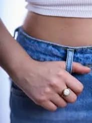 Mavi Yüzük Slim Fit