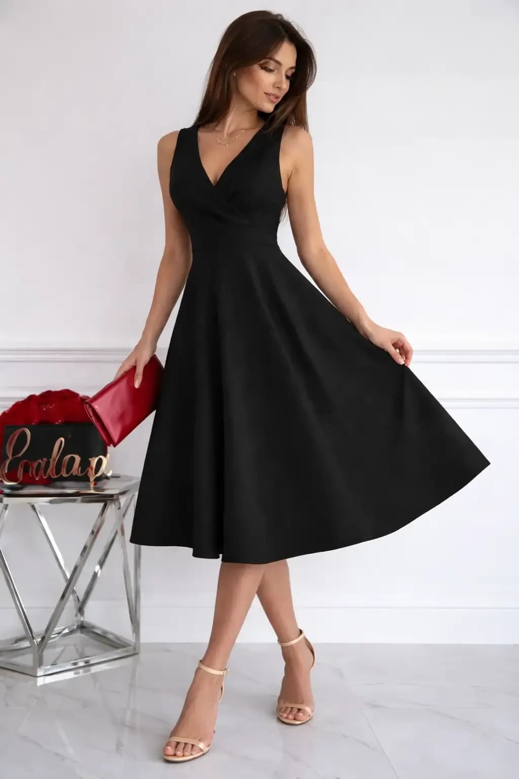 Zara Midi Length Wrap Dress